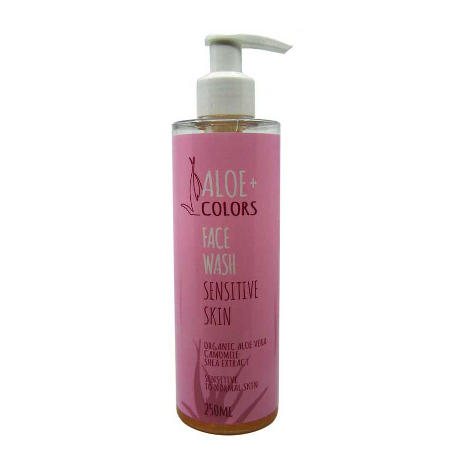 Aloe-Colors-Face-Wash-Sensitive-Skin-250ml-1 Aloe+ Colors Face Wash Sensitive Skin 250ml - Image 1
