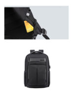 ARCTIC HUNTER τσάντα πλάτης B00121C με θήκη laptop 15.6", USB, 23L, μαύρη - Image 7