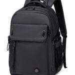 ARCTIC HUNTER τσάντα πλάτης B00531 με θήκη laptop 15.6", 25L, μαύρη - 6970672353824