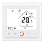 Smart θερμοστάτης πετρελαίου BHT-002-GBLWDB, dual band WiFi, χωνευτός, λευκός - 5210131049419
