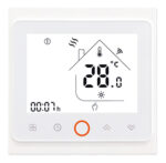 Smart θερμοστάτης αερίου BHT-002-GCLWDB, dual band WiFi, χωνευτός, λευκός - 5210131049426