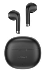USAMS earphones με θήκη φόρτισης US-YO17, True Wireless, Φ13mm, μαύρα - 6958444904672