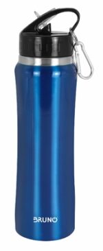 BRUNO θερμός BRN-0070, με καλαμάκι & γάντζο, anti-slip, 750ml, μπλε - 5210131055038