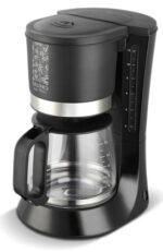 BRUNO καφετιέρα φίλτρου BRN-0086, 680W, έως 12 φλυτζάνια, 1.2L, μαύρη - 5210131061152