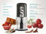 BRUNO πολυκόπτης BRN-0087, 2 ταχύτητες, 400W, 500ml, 4 λεπίδες, μαύρος - 5210131061749 - Image 2