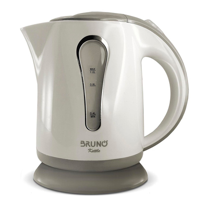 BRN-0141 BRUNO βραστήρας νερού BRN-0141, 1L, 1100W, λευκό-γκρι - 5210131073155 - Image 1