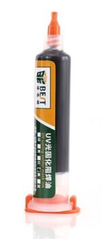 BEST PCB Repairing UV Solder mask ink BST-UVH900, 10cc, μαύρο - 5210131026663