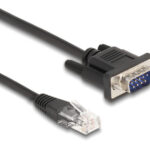 POWERTECH καλώδιο serial RS-232 σε RJ45 CAB-G040, 30cm, μαύρο - 5210131088227