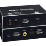 HDMI audio extractor CAB-H151, 7.1 Audio, 4K/60Hz, eARC, μαύρο - 5210131067734