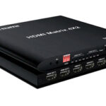 HDMI matrix switch CAB-H155 με τηλεχειριστήριο, 4 σε 2, 8K/60Hz, μαύρο - 5210131067369
