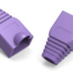 POWERTECH κάλυμμα για βύσμα δικτύου RJ45 CAB-N283, μωβ, 10τμχ - 5210131053959