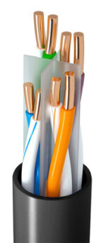 POWERTECH καλώδιο δικτύου CAB-N294, Cat 6 U/UTP, CCA, 24AWG, 305m, μαύρο - 5210131063378