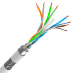POWERTECH καλώδιο δικτύου CAB-N297, Cat 6 S/FTP, CCA, 24AWG, 100m, γκρι - 5210131063408