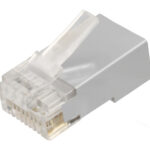 POWERTECH βύσμα RJ45 Cat 6a CAB-N322, μεταλλικό, 8p8cs, 100τμχ - 5210131064344
