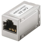 POWERTECH σύνδεσμος RJ45 Cat 6A CAB-N324, 500MHz, PoE+, ασημί - 5210131071755