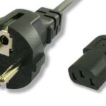 POWERTECH καλώδιο τροφοδοσίας Η/Υ & οθόνης P002, 3x0.75mm², copper, 1.5m, μαύρο - 5210131009277