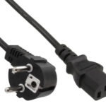 POWERTECH Καλώδιο τροφοδοσίας 3x 1mm² CAB-P014, μαύρο, 1.5m - 5210131014837