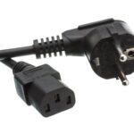 POWERTECH καλώδιο τροφοδοσίας PC CAB-P016, 3x 0.50mm², copper, 1.5m, μαύρο - 5210131029244