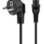 POWERTECH καλώδιο τροφοδοσίας CAB-P027, CCA, 3x 0.75mm, 1.5m, μαύρο - 5210131049013