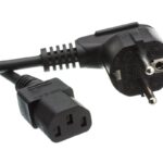 POWERTECH καλώδιο τροφοδοσίας CAB-P028, 3x 0.50mm, 1.5m, μαύρο, 10τμχ - 5210131061619