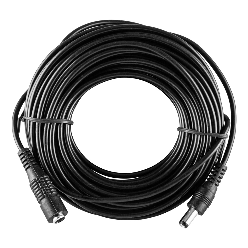 CAB-P030 POWERTECH καλώδιο επέκτασης DC CAB-P030, 5.5 x 2.1mm, 10m, μαύρο - 5210131075296 - Image 1