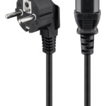 POWERTECH καλώδιο τροφοδοσίας CAB-P032, 3x 1mm², copper, 5m, μαύρο - 5210131075319
