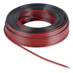 POWERTECH καλώδιο ήχου 2x 0.75mm² CAB-SP009 Copper, 10m, μαύρο & κόκκινο - 5210131050866