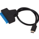 POWERTECH καλώδιο σύνδεσης HDD/SSD CAB-UC060, USB-C σε SATA 6Gbps, μαύρο - 5210131070376