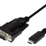 POWERTECH καλώδιο USB-C σε σειριακή RS-232 CAB-UC061, 1.8m, μαύρο - 5210131070383