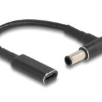 POWERTECH καλώδιο τροφοδοσίας CAB-UC065, USB-C σε Sony 6.0x4.3mm, μαύρο - 5210131071878