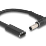 POWERTECH αντάπτορας τροφοδοσίας laptop CAB-UC066, USB-C σε Samsung 5.5x3mm, μαύρος - 5210131071885