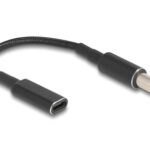 POWERTECH αντάπτορας τροφοδοσίας laptop CAB-UC074, USB-C σε HP 7.4x5.0mm, μαύρος - 5210131071960