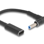 POWERTECH αντάπτορας τροφοδοσίας laptop CAB-UC075, USB-C σε HP 4.5x3.0mm, μαύρος - 5210131071977