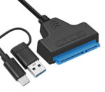POWERTECH καλώδιο σύνδεσης HDD/SSD CAB-UC076, USB/USB-C σε SATA, 6Gbps - 5210131075340
