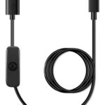 POWERTECH καλώδιο USB-C σε USB CAB-UC085 με διακόπτη, 2A, 2m, μαύρο - 5210131093184