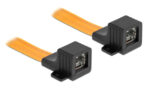 POWERTECH καλώδιο RJ45 θηλυκό CAB-W047, Cat 6 U/UTP, 30cm, κίτρινο - 5210131060230