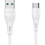 CELEBRAT καλώδιο USB-C σε USB CB-18T, 3A, 480Mbps, 1m, λευκό - 6925146981539