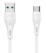 CELEBRAT καλώδιο USB-C σε USB CB-18T, 3A, 480Mbps, 1m, λευκό - 6925146981539