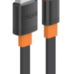 CELEBRAT καλώδιο USB-C σε USB CB-33C, flat, 3A, 1m, μαύρο - 6925146983090