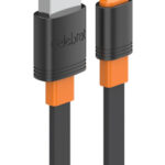 CELEBRAT καλώδιο Lightning σε USB CB-33L, flat, 2.4A, 1m, μαύρο - 6925146983106