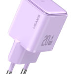 USAMS φορτιστής τοίχου US-CC183, USB-C θύρα εξόδου, 20W PD, μωβ - 6958444904917