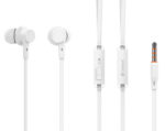 CELEBRAT earphones με μικρόφωνο G19, 3.5mm σύνδεση, Φ10mm, 1.2m, λευκά - 6925146950962