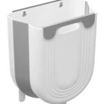 Πτυσσόμενος κάδος απορριμμάτων CLN-0052, 10L, 22.5x16.5x28.5cm, γκρι - 5210131071571