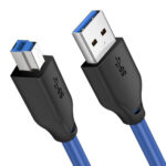 CABLETIME καλώδιο USB σε USB Type B CT-C160-U3-AMBM, 5Gbps, 1m, μπλε - 5210131075036