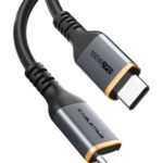 CABLETIME καλώδιο USB-C CT-CM100, 100W PD, 2m, μαύρο - 5210131075067