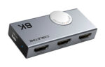 CABLETIME HDMI switch CT-HS8K2-AG, 2 σε 1, 8K/60Hz, 4K/120Hz, γκρι - 5210131094808 - Image 2