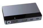 CABLETIME multi-port switch CT-PS41-GB1 σε HDMI, 4 σε 1, 4K/60Hz, γκρι - 5210131075173