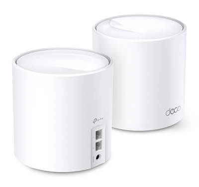 DECO-X20-2PACK TP-LINK Mesh WiFi 6 access point Deco X20, AX1800 Dual Band, 2τμχ, V.2.0 - 6935364052287 - Image 1