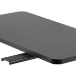BRATECK ράφι γραφείου DET-4, ξύλινο, 600x409x30mm, 20kg, μαύρο - 5210131066850