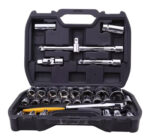 DELI σετ καστάνια με καρυδάκια DL1032, με θήκη, 1/2", Cr-V, 32τμχ - 6973107486555